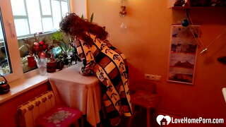 ���வள் அணிந்து இருந்த சூடான உள்ளாடையுடன் மற்றும் மாடிப்படி, அதனால் நான் அவரது கடின செக்ஸ்