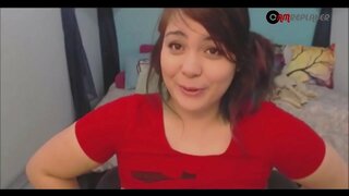 BBW Teen Camgirl Stenje i Masturbirao